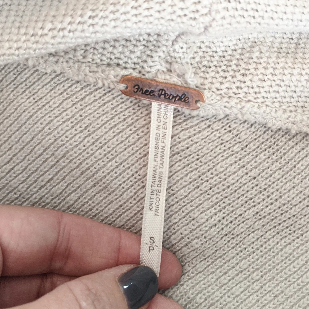 Free People Temptress Cowl Neck Sweater Poncho - Picture 8 of 13